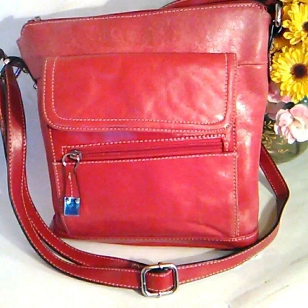 Giani Bernini Red Crossbody Bag